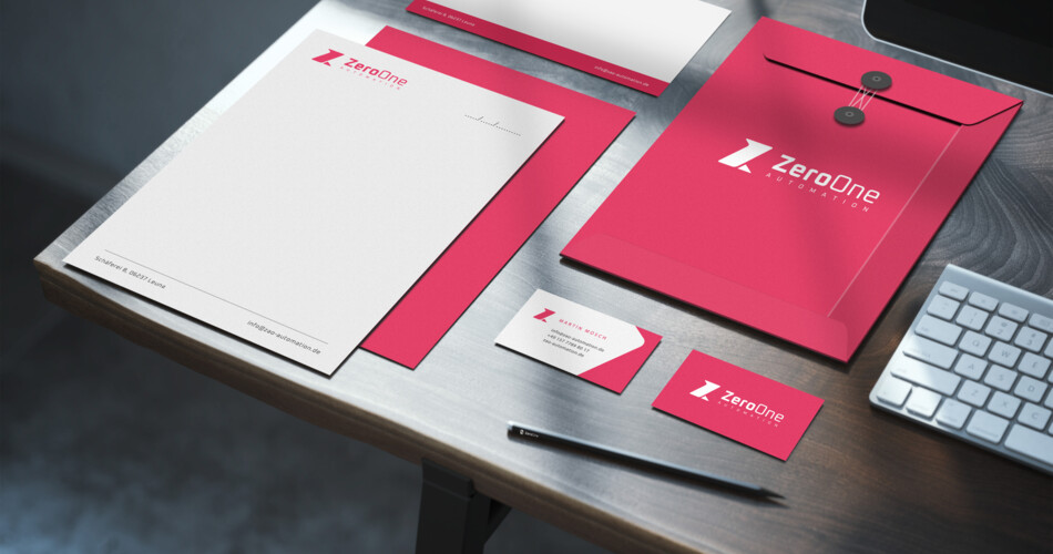 Zero and One Automation - Corporate Design