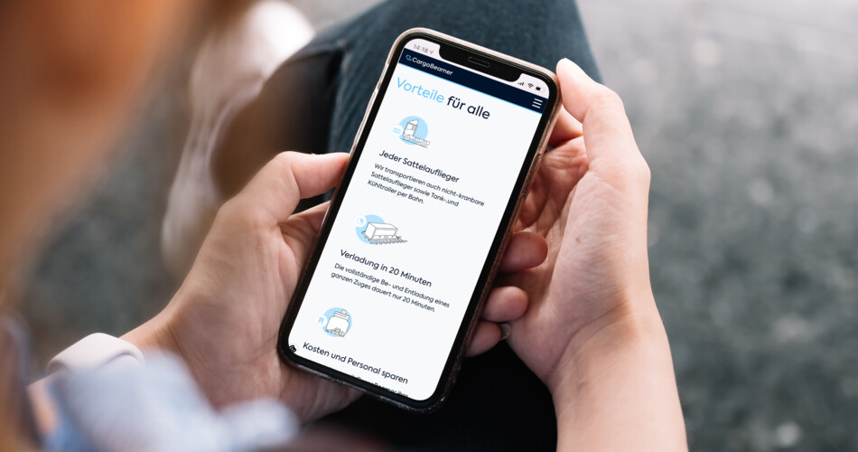 cargobeamer Mobile Website