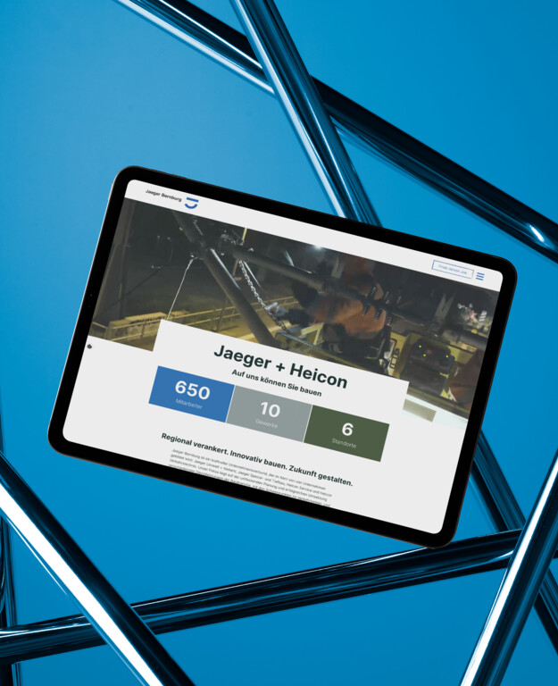 Jaeger Bernburg iPad Mockup