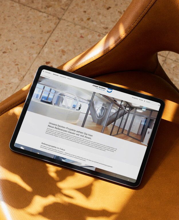 Jaeger Ausbau Apple iPad Mockup