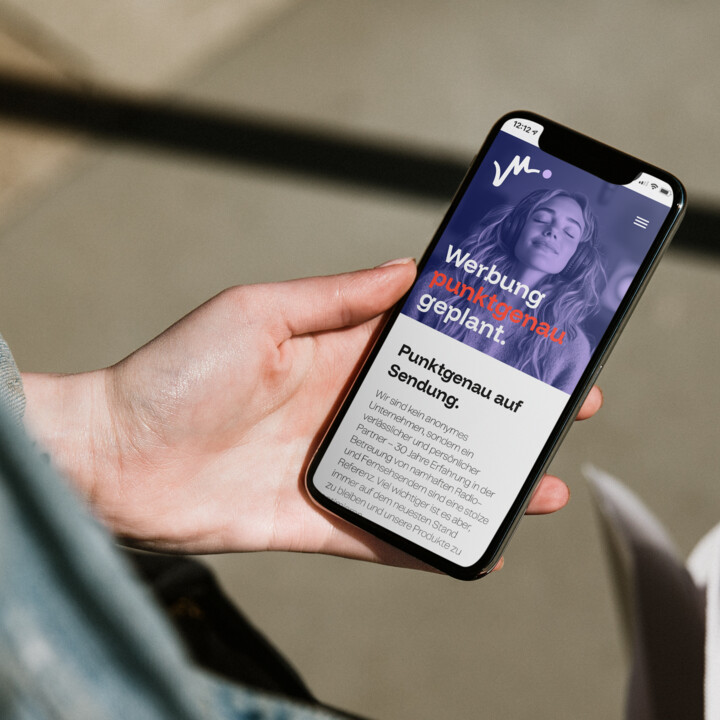 Mobil Website Mockup Meridian Softwaresysteme Hamburg